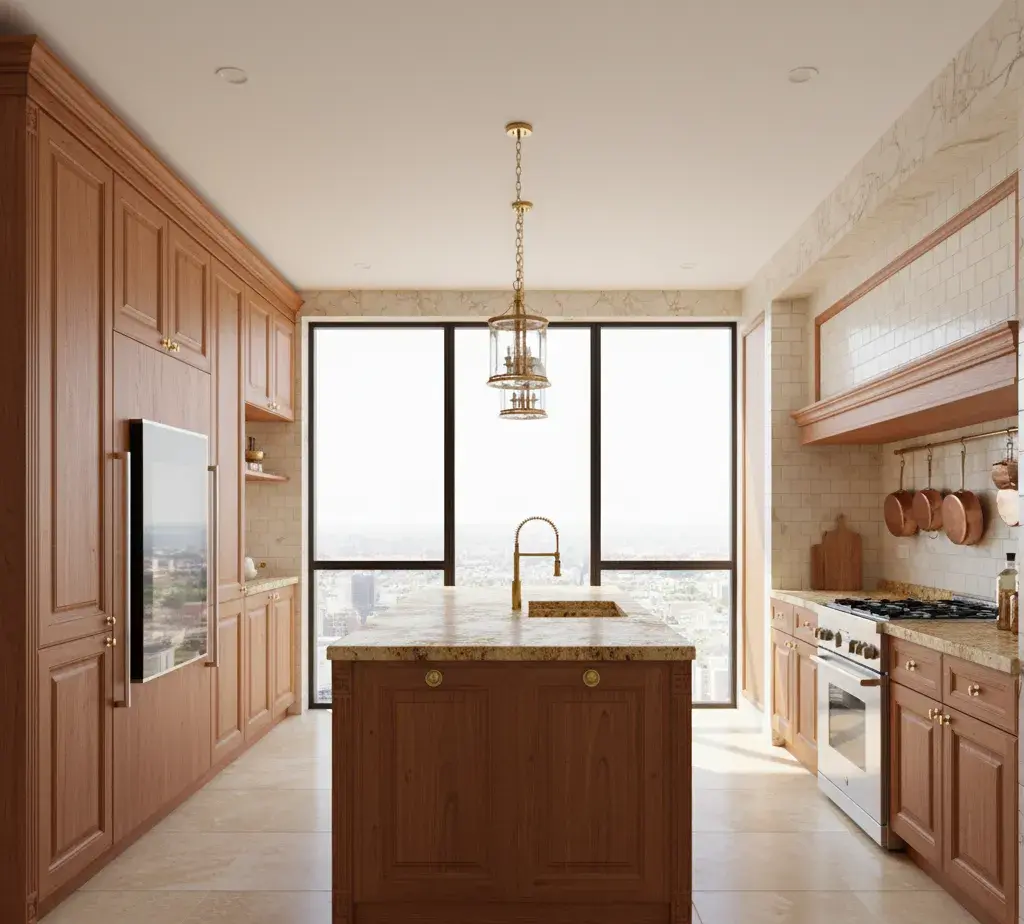 After - Traditional kitchen virtual staging design